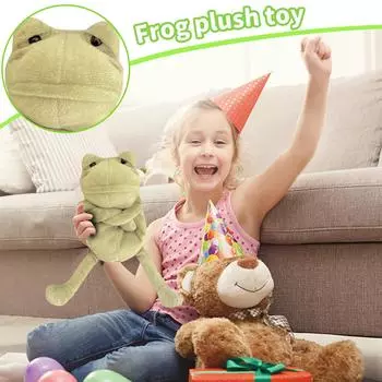 Плюшевая игрушка подарок на день рождения лесное животное джунгли украшение домашний декор гигантская плюшевая игрушка животное роскошная подушка детские украшения One Size зелёный