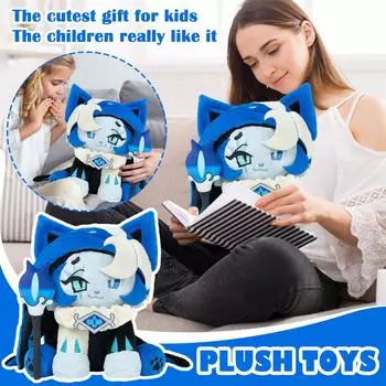 Плюшевая игрушка подарок на день рождения лесное животное джунгли украшение домашний декор гигантская плюшевая игрушка животное роскошная подушка детские украшения One Size синий