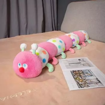 Плюшевая игрушка-подушка в виде тела животного длинного дизайна с мягким пушистым чехлом, детский подарок, для комнаты 90cm