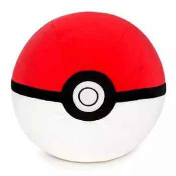Плюшевая игрушка Pokemon Poke Ball, 20 см, красный + белый, Популярные игрушки для корейских детей
