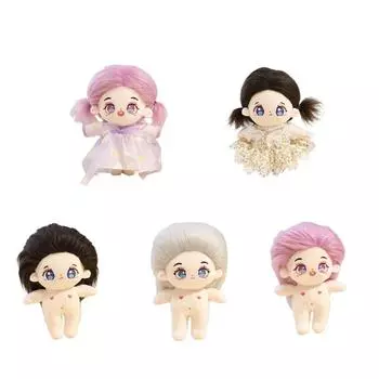 Плюшевая игрушка, резинка для волос, хлопковая кукла для девочки, 23 см