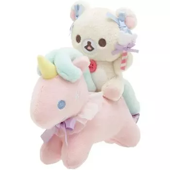 Плюшевая игрушка Rilakkuma Sheen Korilakkuma Unicorn MO69801 San-X &