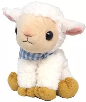 Плюшевая игрушка Sanei Boeki Kutacchi Anima Sheep, общая длина 18 см (S)