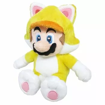 Плюшевая игрушка Sanei Boeki Super Mario 3D World Neko Mario (S) Ш14Г12В24см