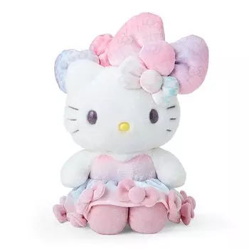 Плюшевая игрушка Sanrio Kitty 50th The Fashionable Ribbons Hello Kitty 265608 (Привет, день рождения!)
