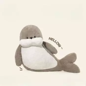 Плюшевая игрушка Seal, милая супер мягкая кукла, милая кукла-подушка для сна, кукла 38 * 33cm