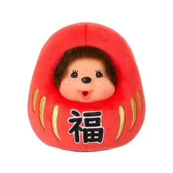 Плюшевая игрушка Sekiguchi Monchhichi Daruma Monchhichi S 202935 В12 x Ш11 x Г11см