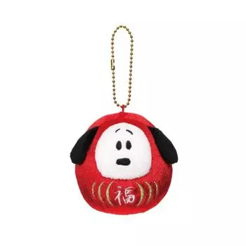 Плюшевая игрушка Секигути Дарума Снупи Талисман [Сэкигучи] H8,5см