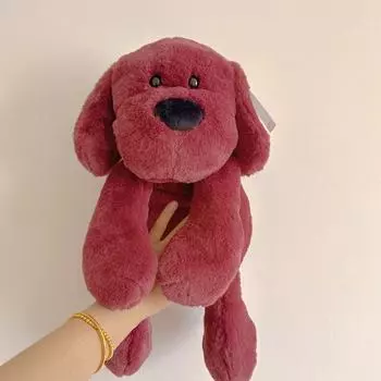 Плюшевая игрушка-собака в технике тай-дай, лежащая кукла щенка, декоративная подушка, кукла для кровати, свадьба small full length 30cm красный