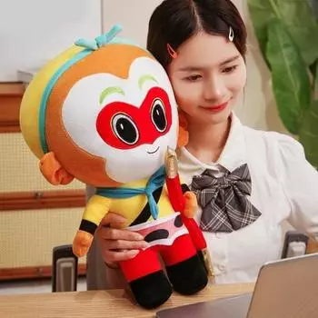 Плюшевая игрушка Сунь Укун, мягкая игрушка-обезьяна, король обезьян, кукла для детей, домашний декор, коллекционный подарок S Monkey