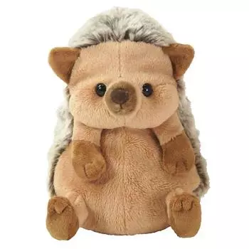 Плюшевая игрушка Sunlemon Fluffy, средний ежик BR 13 x 17 x 21 см, коричневая плюшевая игрушка, животное, пушистое, распродажа, отлично подходит в качестве подарка P-9862