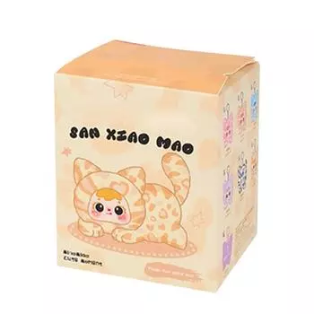 Плюшевая игрушка Сюрприз-бокс, Случайный сюрприз для любителей плюшевых игрушек-кошек, Подарок на день рождения One Size белый