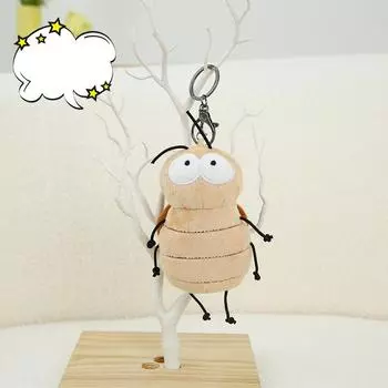 Плюшевая игрушка Таракан Насекомое Кукла Эмодзи Яблоко Декор Подвеска Мягкий Подарок Животное Shock Pendant