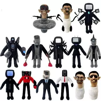 Плюшевая игрушка-ведро, человек-монитор, аудиочеловек, детская плюшевая игрушка