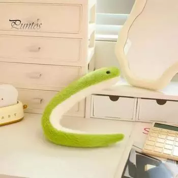 Плюшевая игрушка змея 15,75 дюймов зеленая мягкая игрушка кукла для кожи подушка для детей малышей зелёный