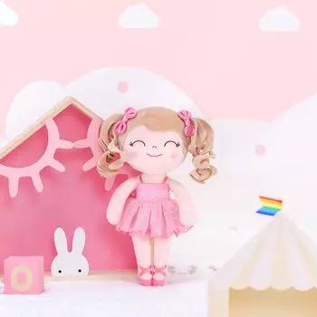 Плюшевая коллекция кукол розовое кружевное платье для рождественского подарка на выпускной детский душ подарки розовый