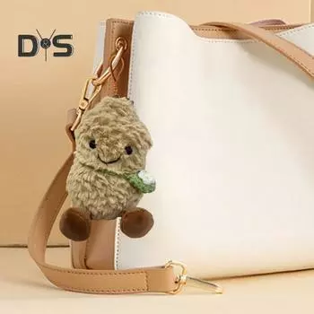 Плюшевая кукла арахис арахисовое чучело животных милые брелоки мультфильм брелок сумка подвеска для салона автомобиля подвесное украшение 15cm A