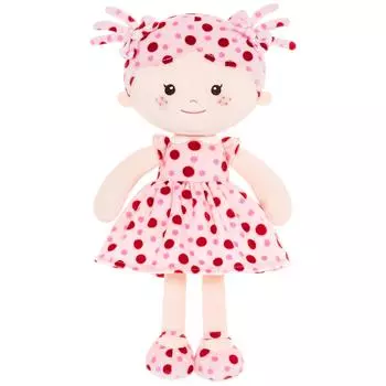 Плюшевая кукла Baby Gril Gifts Milly Series Doll-Pink Red Polka Totes Ideas for Children s Day Gifts 13 Inches
