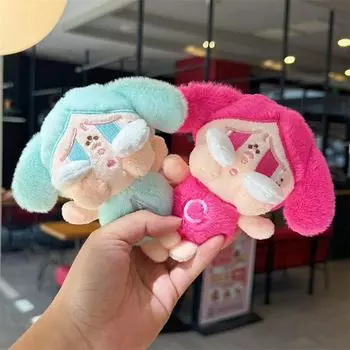 Плюшевая кукла Bubble Mart Cry, кулон, плюшевая игрушка, кавайное украшение, мультяшное украшение, мягкие куклы, аксессуар, модная игрушка, детский подарок зелёный