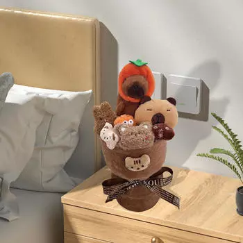 Плюшевая кукла, букет, чучело животного, ручная работа, креативный подарок, искусственный цветок, игрушка