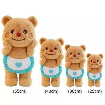 Плюшевая кукла Butter Bear, милая подушка-медведь из полипропиленового хлопка, кукла Kawaii, мягкая коричневая медвежонок 30cm