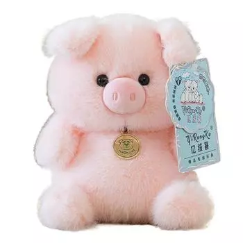 Плюшевая кукла Черепаха Слон Мягкая игрушка Капибара Мягкая игрушка Мягкие сидячие животные Плюшевые Мальчики Девочки Pig