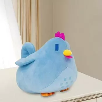 Плюшевая кукла-цыпленок Мягкая мягкая игрушка для животных Фермерская курица Подушка для сна Обнимашки Мягкая игрушка 20cm серый