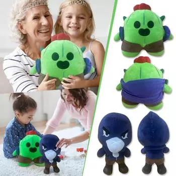 Плюшевая кукла дикого кактуса, игрушка в подарок, детская тряпичная кукла в мультяшном стиле One Size