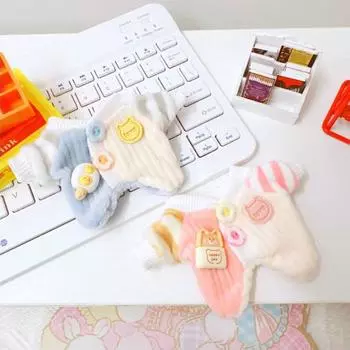 Плюшевая кукла для хлопковых кукол, наряды, аксессуары, куклы 10 см на день рождения для рождественского подарка, детские друзья синий