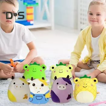 Плюшевая кукла игрушка для детей и взрослых супер мягкий материал яркий дизайн кукла для путешествий дисплей обнимашка плюшевый коллекционер A