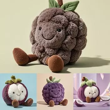 Плюшевая кукла игрушка подарок мультфильм детская тряпичная кукла кукла One Size коричневый