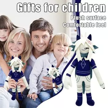 Плюшевая кукла, игрушка в подарок, детская тряпичная кукла в мультяшном стиле, кукла One Size синий