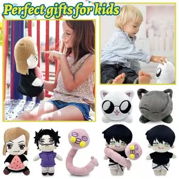 Плюшевая кукла, игрушка в подарок, детская тряпичная кукла в мультяшном стиле, кукла One Size