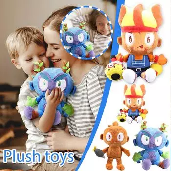 Плюшевая кукла, игрушка в подарок, детская тряпичная кукла в мультяшном стиле, кукла One Size