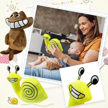 Плюшевая кукла, игрушка в подарок, детская тряпичная кукла в мультяшном стиле, кукла One Size