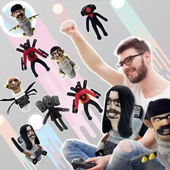 Плюшевая кукла, игрушка в подарок, детская тряпичная кукла в мультяшном стиле, кукла One Size