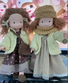 Плюшевая кукла, игрушка в подарок, детская тряпичная кукла в мультяшном стиле, кукла One Size