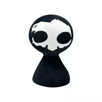 Плюшевая кукла, Игрушка в подарок, Мультфильм, Детская тряпичная кукла, Детская подарочная подушка One Size чёрный