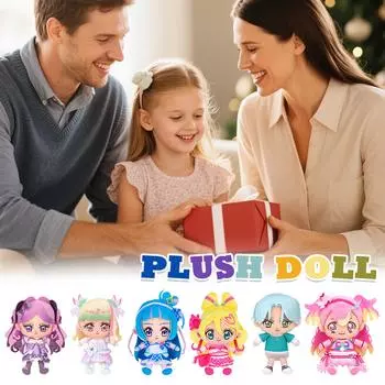 Плюшевая кукла, Игрушка в подарок, Мультфильм, Детская тряпичная кукла, Детская подарочная подушка(Нет стандарта) One Size