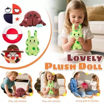 Плюшевая кукла, Игрушка в подарок, Мультфильм, Детская тряпичная кукла, Детская подарочная подушка One Size