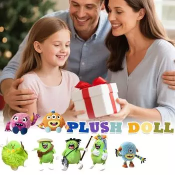 Плюшевая кукла, Игрушка в подарок, Мультфильм, Детская тряпичная кукла, Детская подарочная подушка(Нет стандарта) One Size