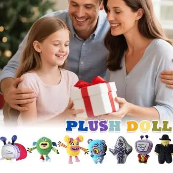 Плюшевая кукла, Игрушка в подарок, Мультфильм, Детская тряпичная кукла, Детская подарочная подушка(Нет стандарта) One Size