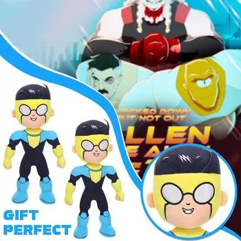 Плюшевая кукла, Игрушка в подарок, Мультфильм, Детская тряпичная кукла, Детская подарочная подушка One Size жёлтый