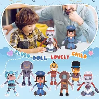 Плюшевая кукла, Игрушка в подарок, Мультфильм, Детская тряпичная кукла, Детская подарочная подушка One Size