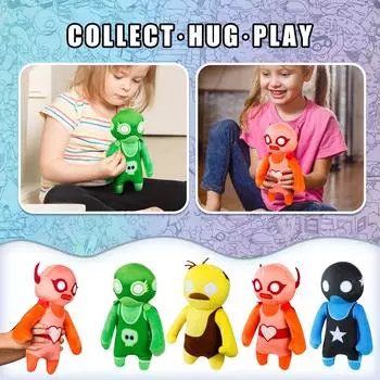 Плюшевая кукла, Игрушка в подарок, Мультфильм, Детская тряпичная кукла, Детская подарочная подушка One Size синий