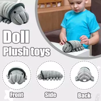 Плюшевая кукла, Игрушка в подарок, Мультфильм, Детская тряпичная кукла, Детская подарочная подушка One Size