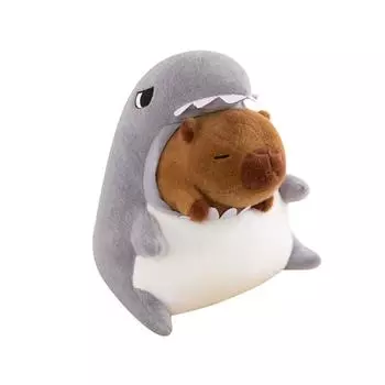 Плюшевая кукла игрушка в подарок мультяшная детская тряпичная кукла детская подарочная подушка акула трансформируется в дельфина кукла 11.8 дюймов One Size синий