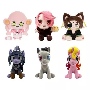 Плюшевая кукла, игрушка в подарок, мультяшный стиль, детская тряпичная кукла, детская подарочная подушка One Size