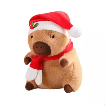 Плюшевая кукла Капибара 15,75 , украшение для дома, коллекционная фигурка, мягкая игрушка