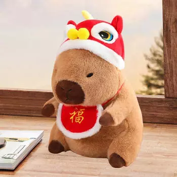 Плюшевая кукла-капибара, игрушка, уникальный декор для детской комнаты